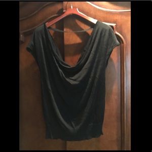 Bebe black light sweater shirt low back size L.